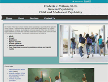 Tablet Screenshot of fredericwilsonmd.com